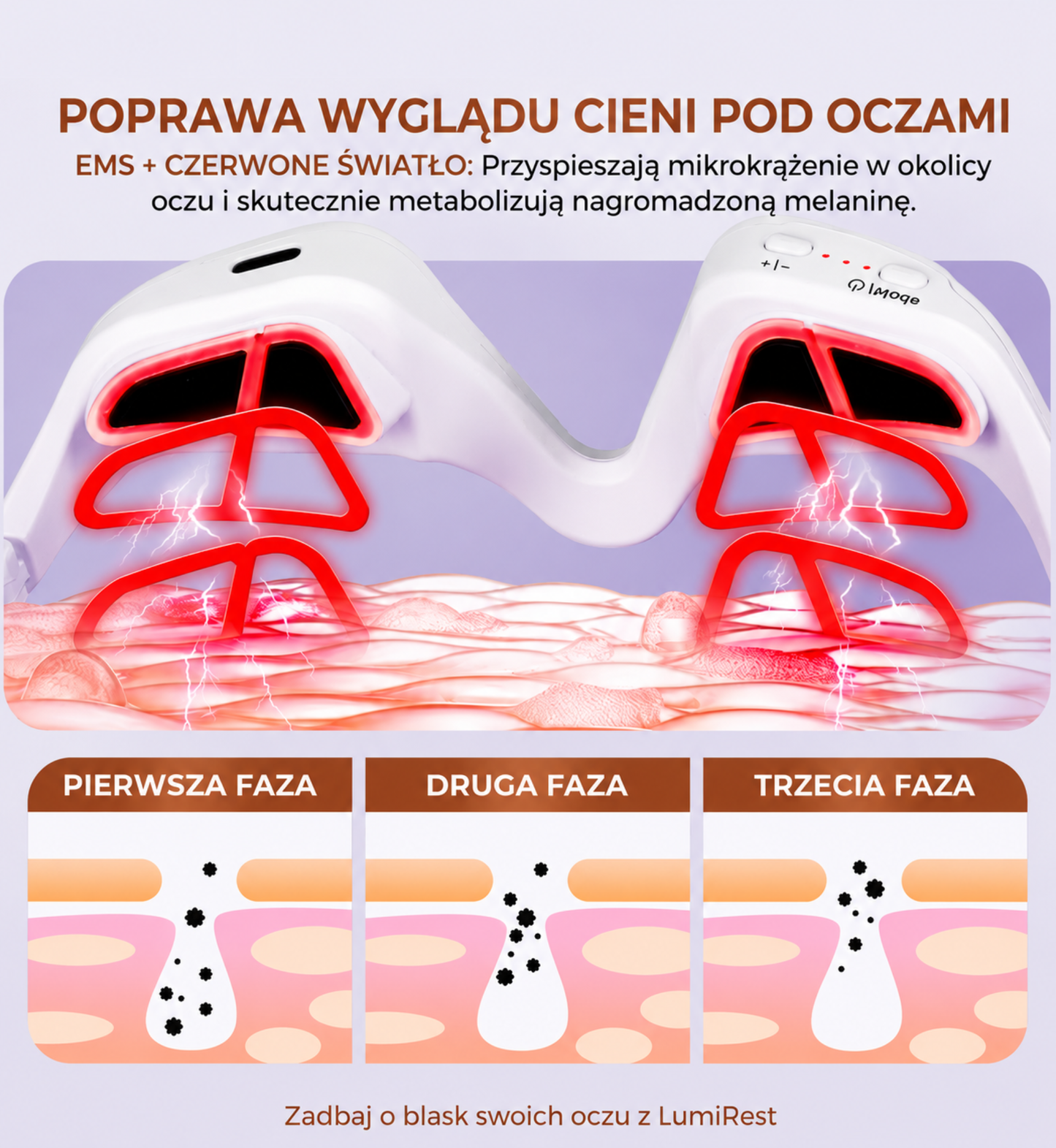 LumiRest™ | Kojący masażer oczu