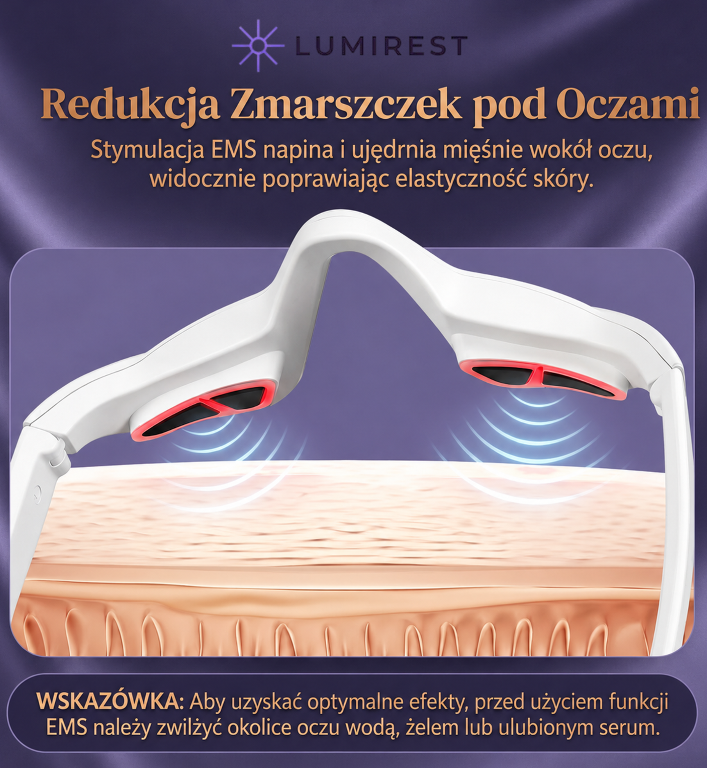 LumiRest™ | Kojący masażer oczu