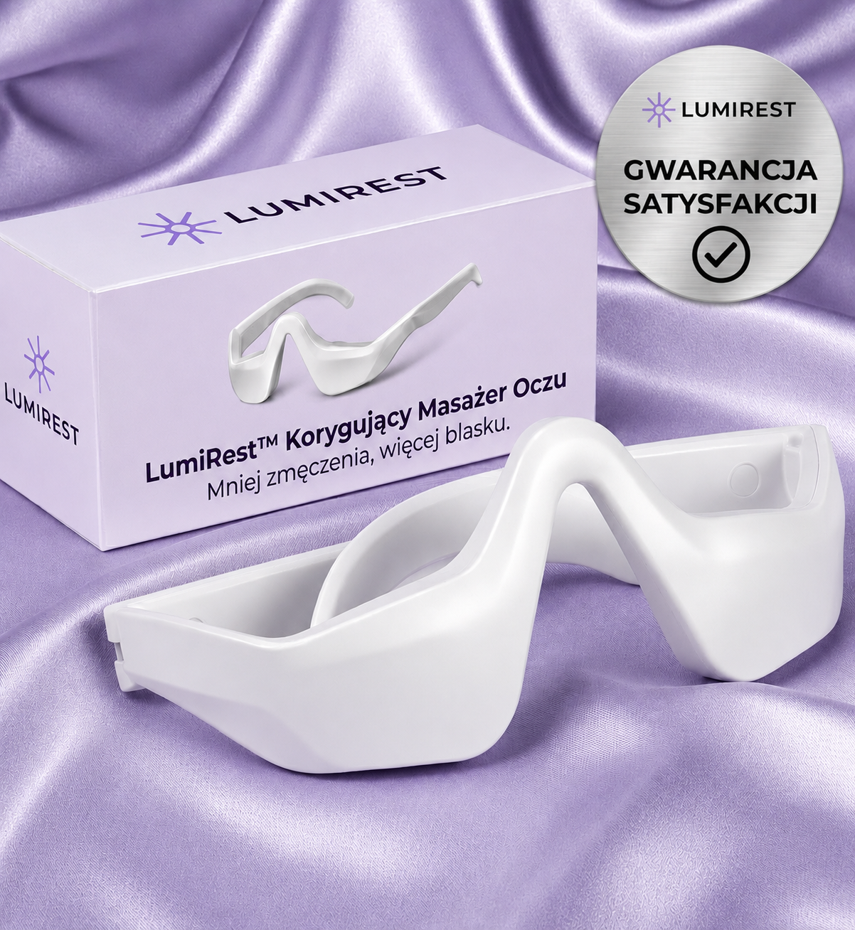 LumiRest™ | Kojący masażer oczu